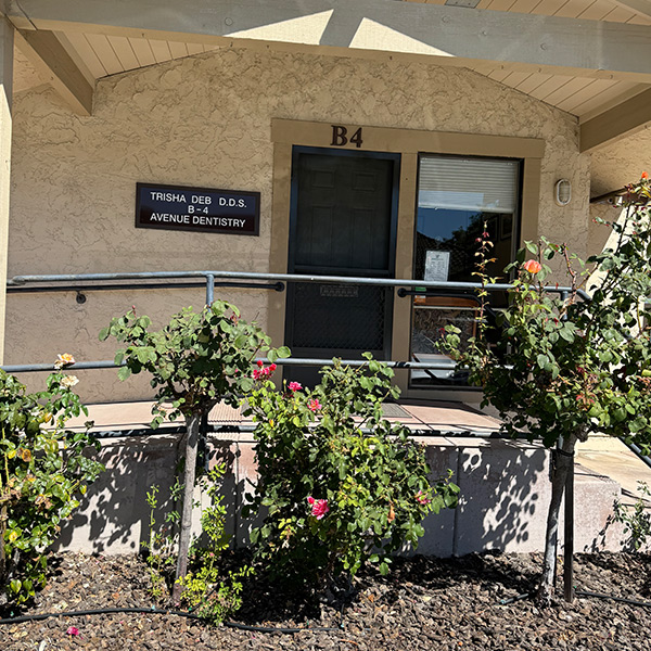 Entrance to Avenue Dentistry at 17705 Hale Ave, Suite B4, Morgan Hill