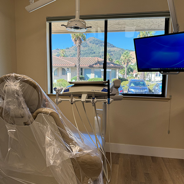Treatment room at Avenue Dentistry in Morgan Hill, CA